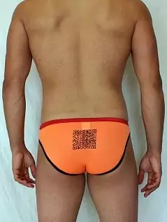 Современные слипы с QR-кодом сзади оранжевого цвета Boefje RT47288